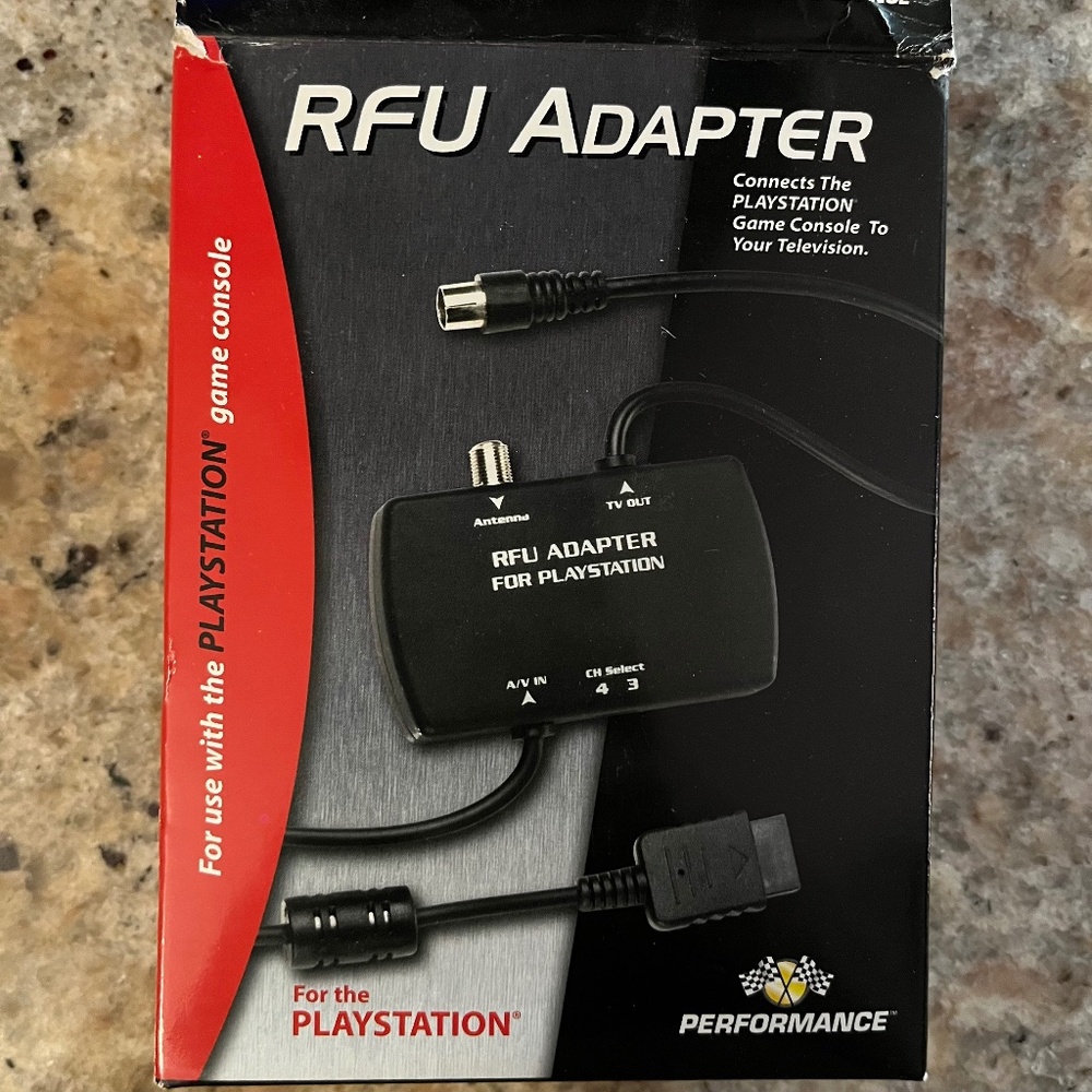 RFU ADAPTOR For Use With Sony PlayStation By Performance